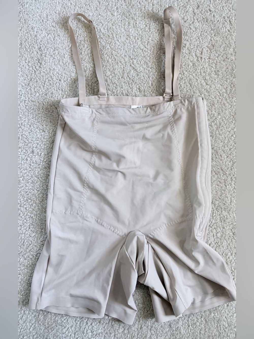 Women's High-Waist Shaping Short Bodysuit - Nude